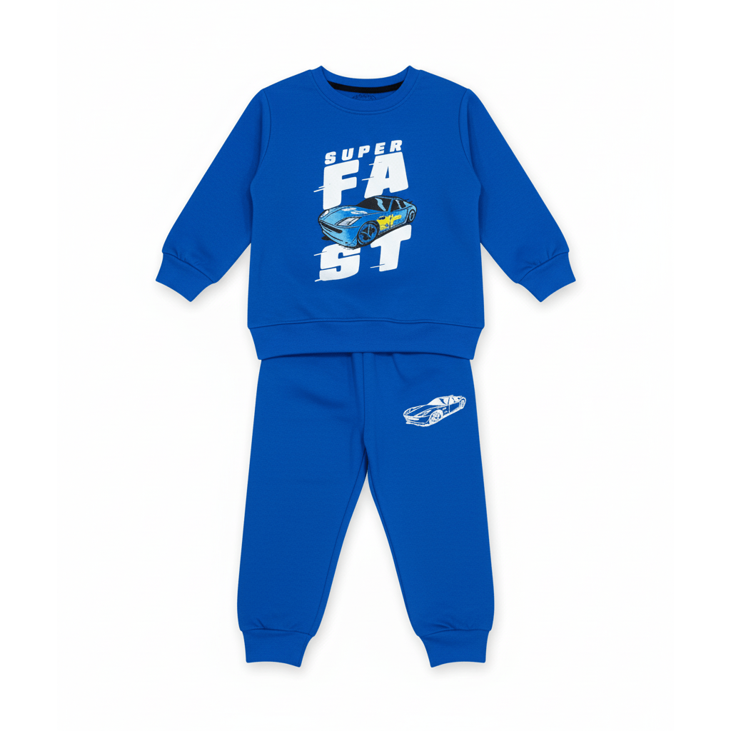 Super Fast Blue Tracksuit - Miniwears