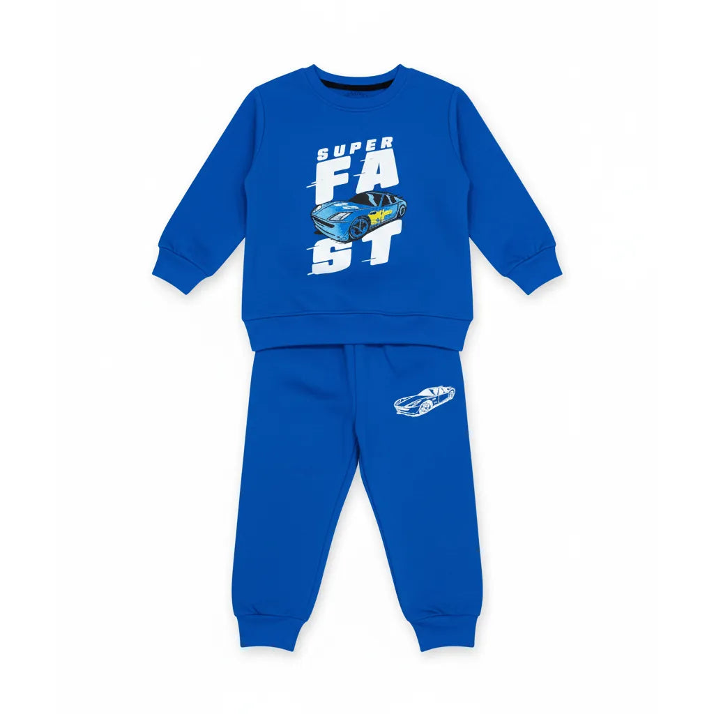 Super Fast Blue Tracksuit - Miniwears