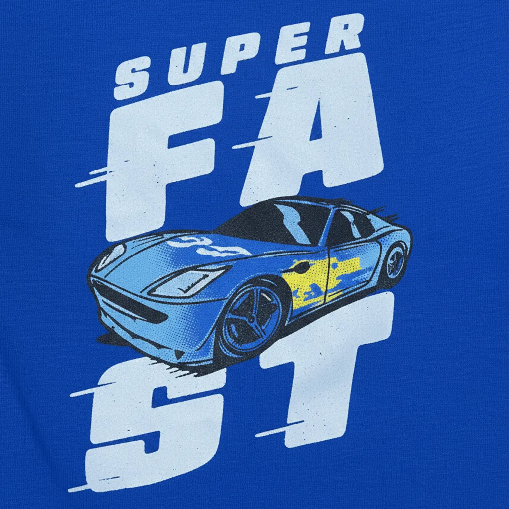 Super Fast Blue Tracksuit - Miniwears