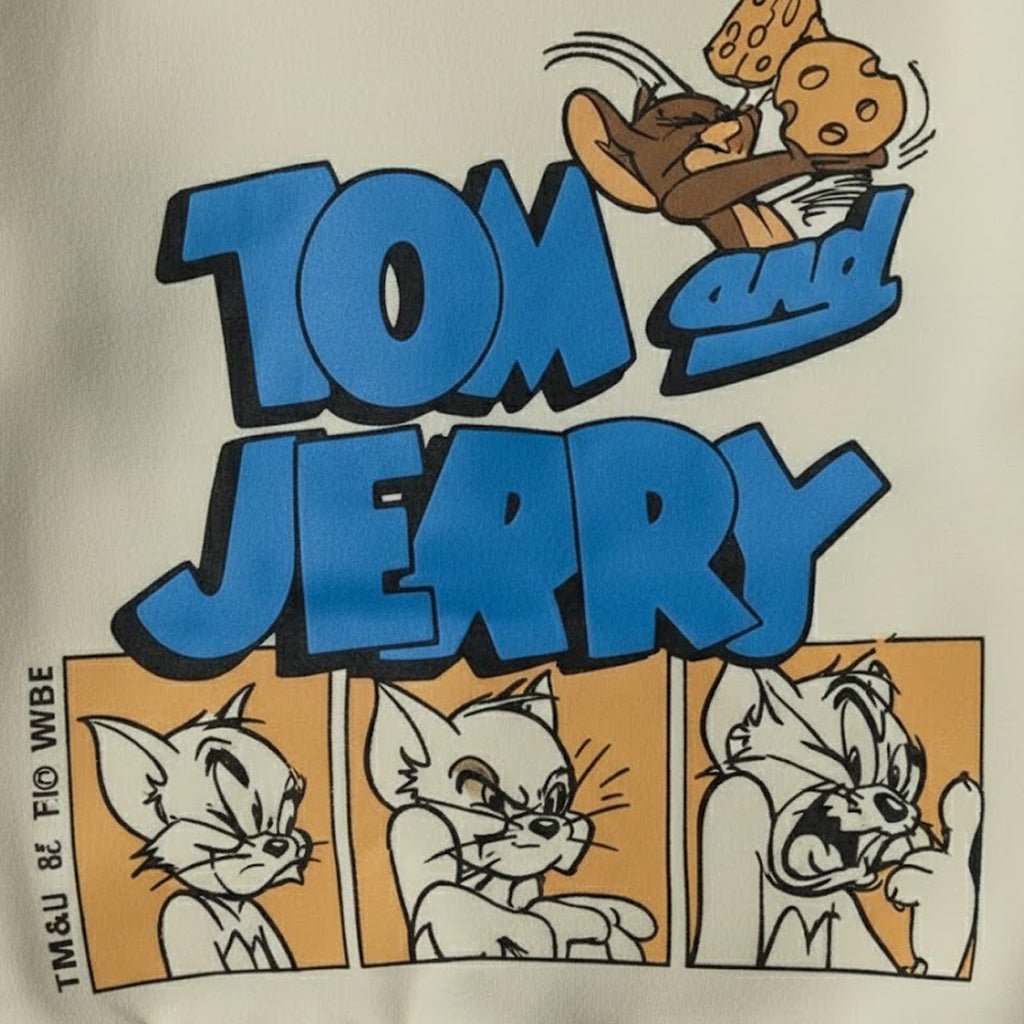 Tom & Jerry Cream Tracksuit - Miniwears