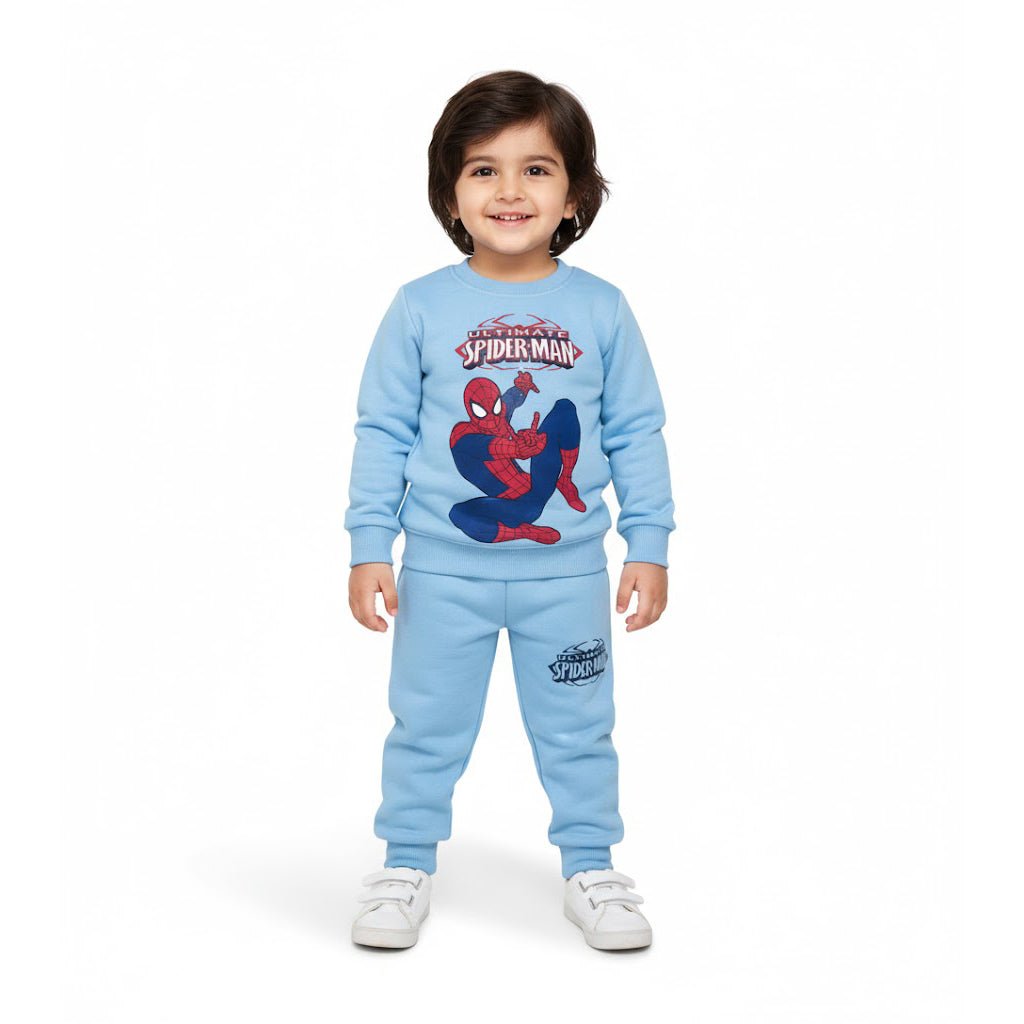 Ultimate Spiderman Light Blue Tracksuit - Miniwears