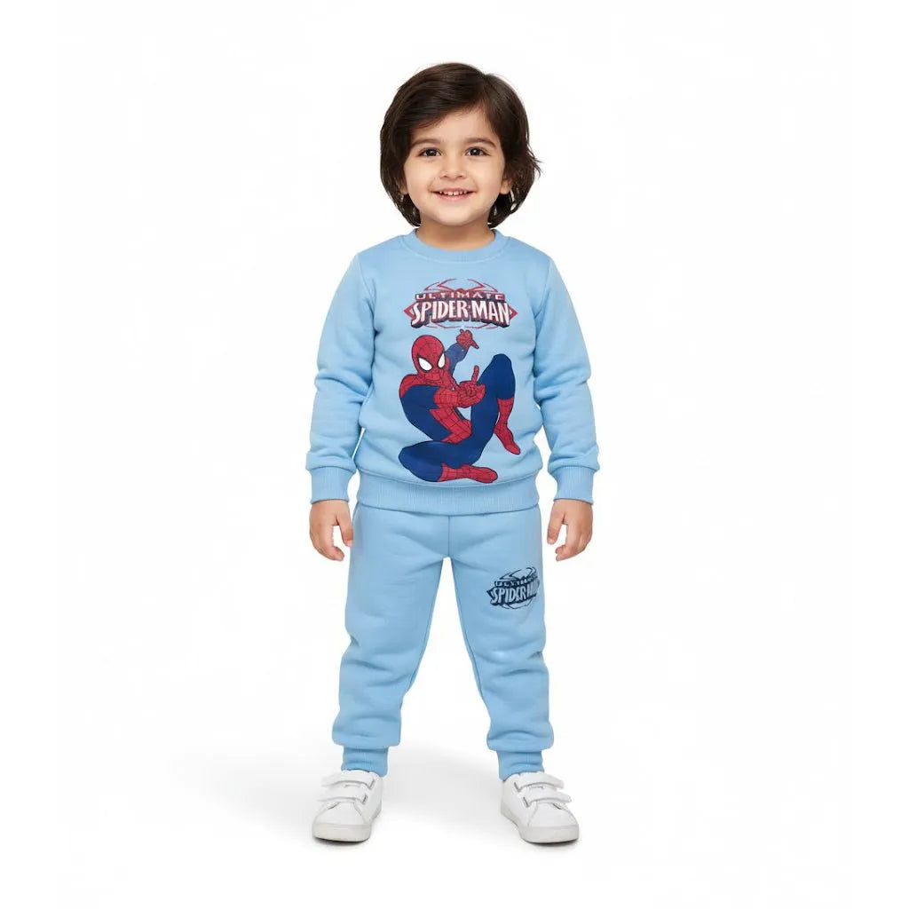 Ultimate Spiderman Light Blue Tracksuit - Miniwears