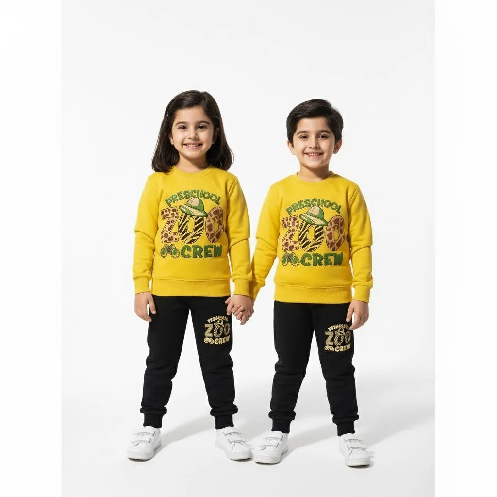 Zoo Yellow Black Tracksuit - Miniwears