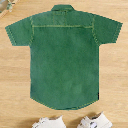 Dark Green Polo Tshirt - Miniwears