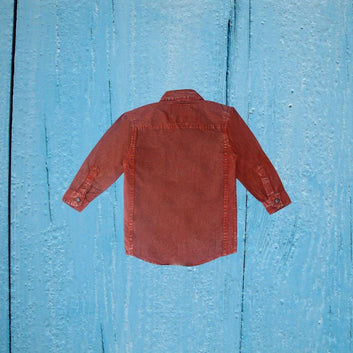 Stone Washed Red shirt For Kids